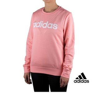 NWT Adidas Sweatshirt Pink LINEAR Loungewear